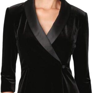 Alex Evenings 3/4 Sleeve Velvet Blouse/Blazer - Size XL, NWT